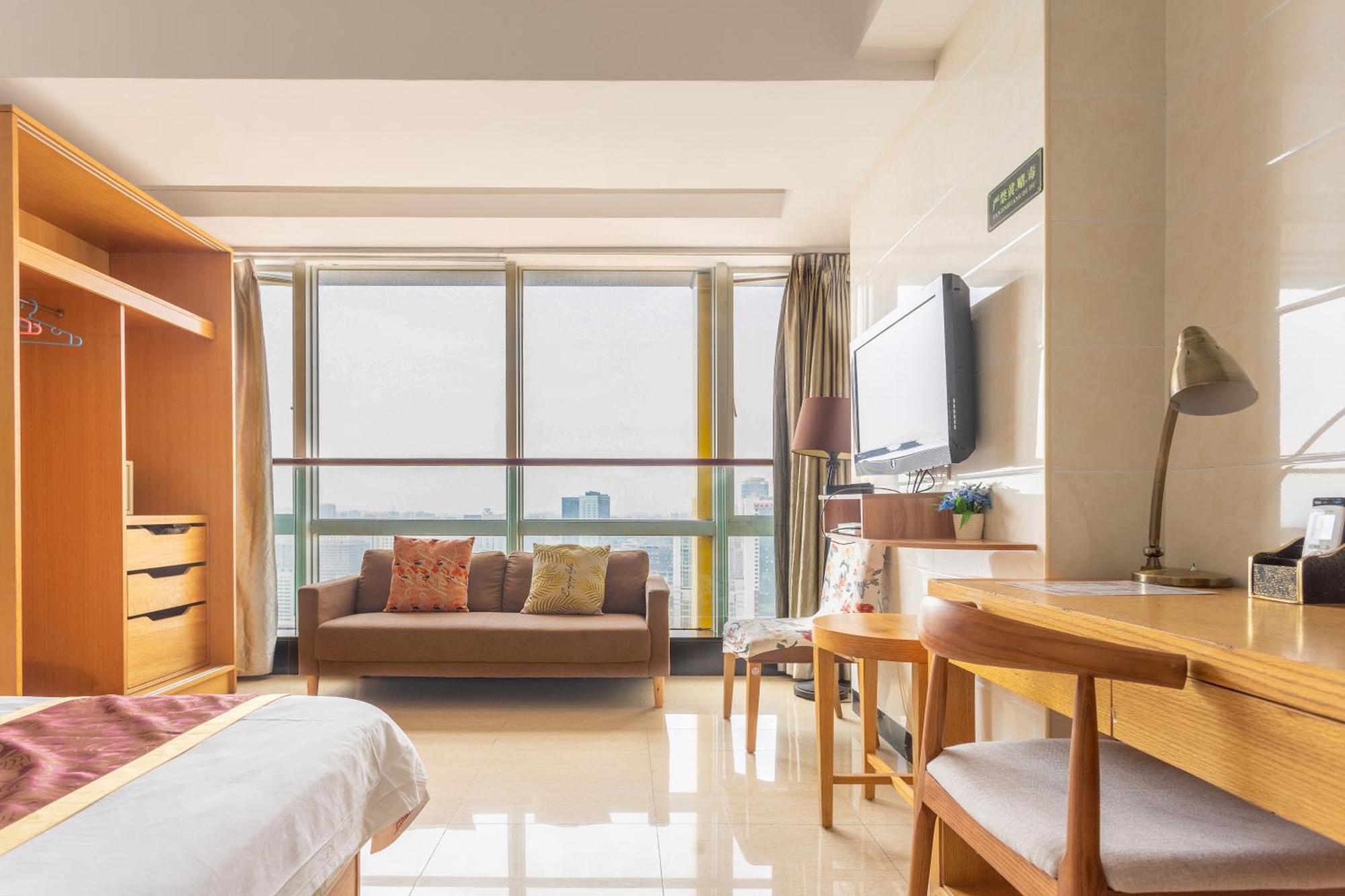 Sunny International Apartment From Beijing Road Guangzhou Eksteriør billede