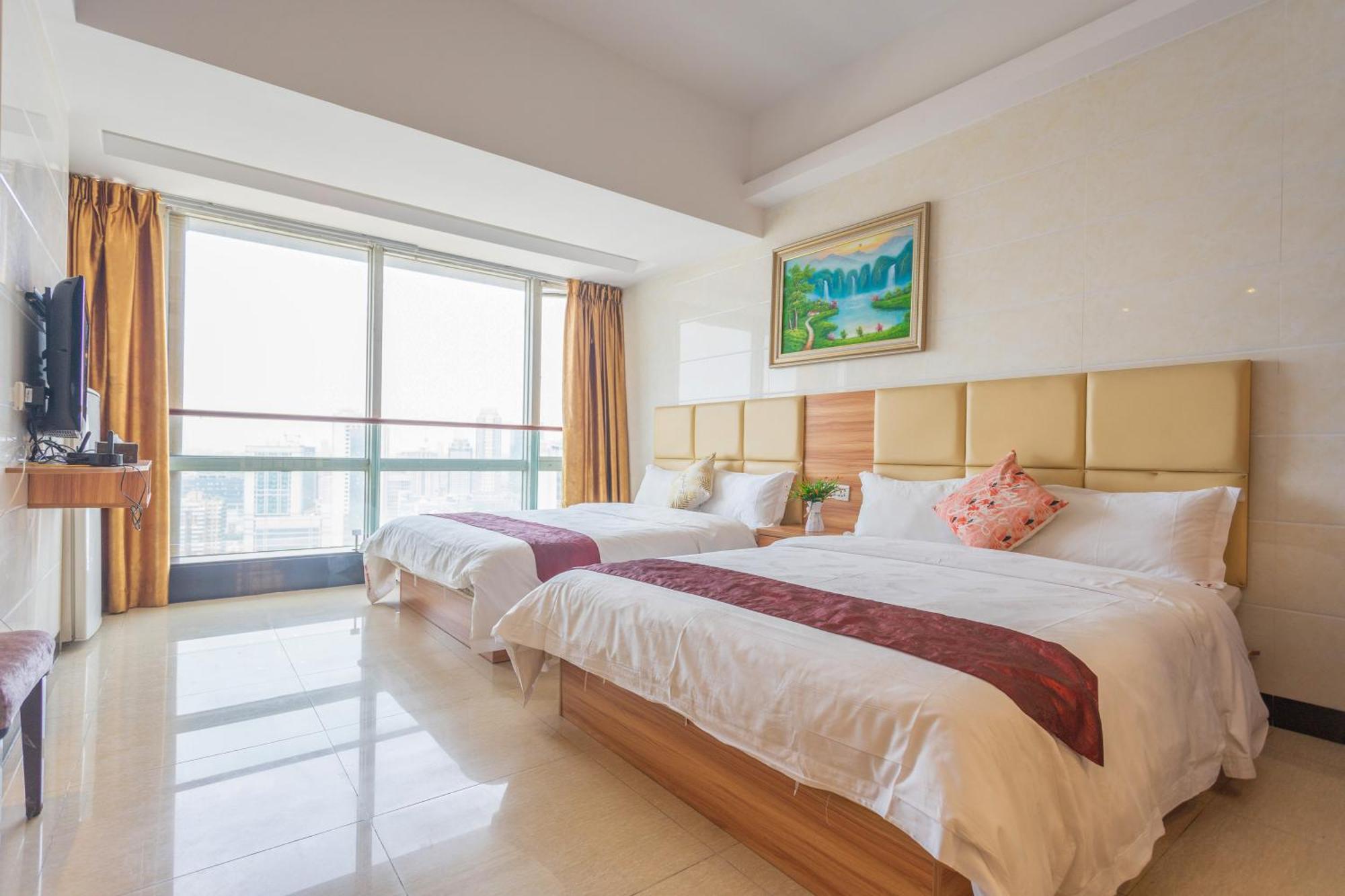 Sunny International Apartment From Beijing Road Guangzhou Eksteriør billede