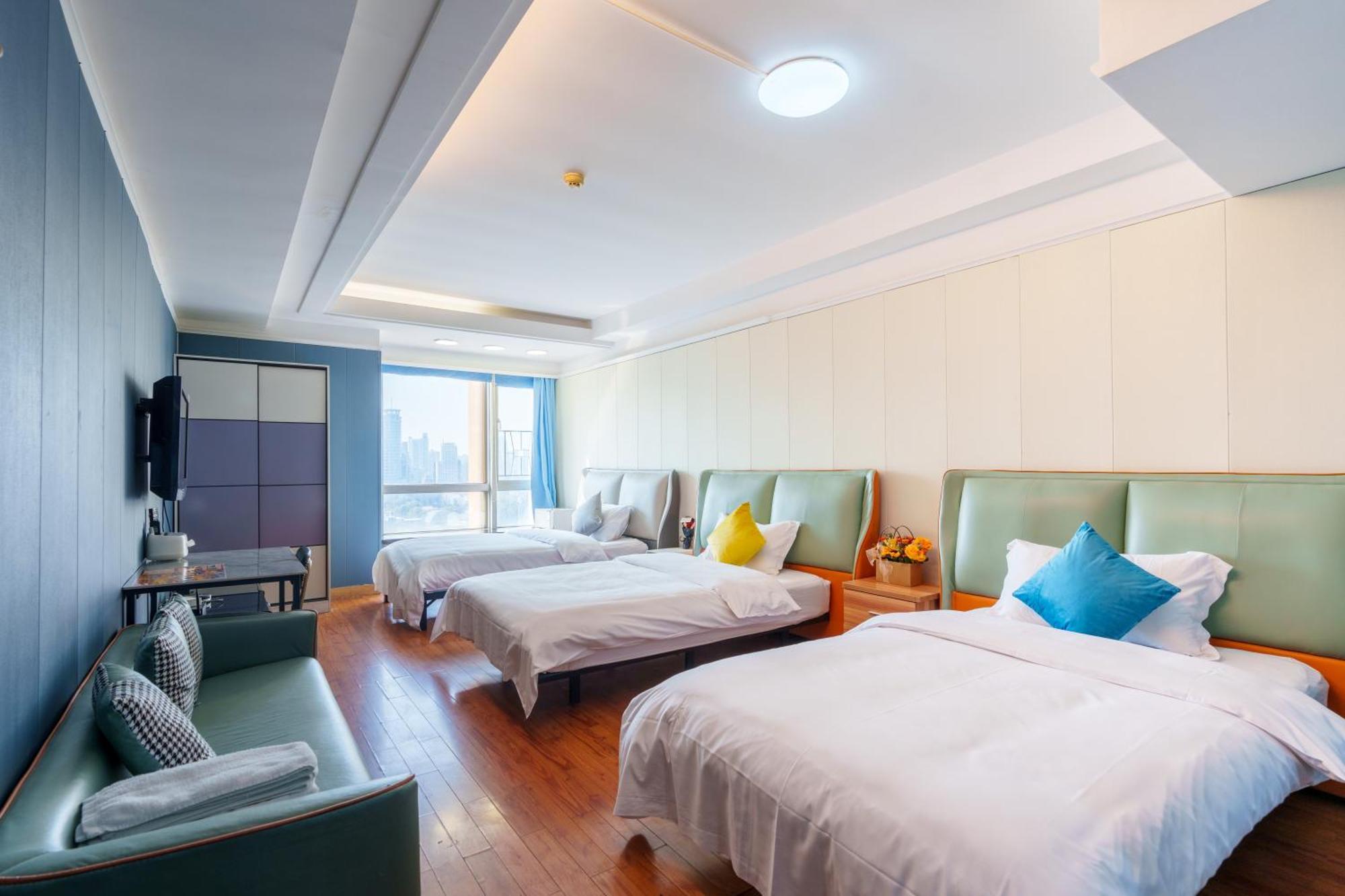 Sunny International Apartment From Beijing Road Guangzhou Eksteriør billede