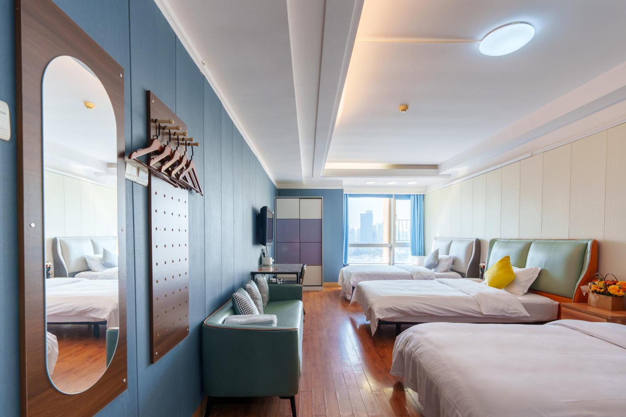 Sunny International Apartment From Beijing Road Guangzhou Eksteriør billede