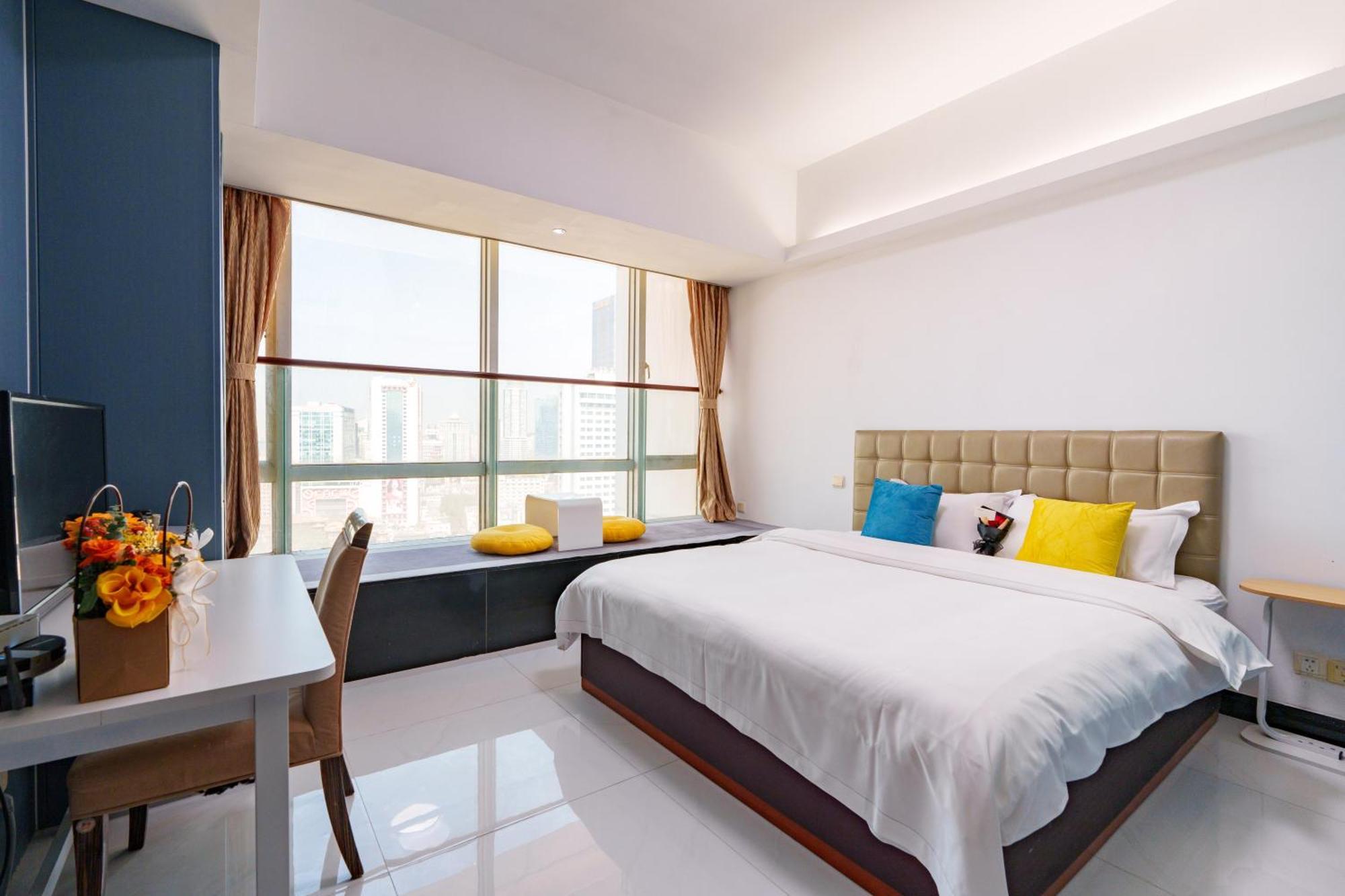 Sunny International Apartment From Beijing Road Guangzhou Eksteriør billede