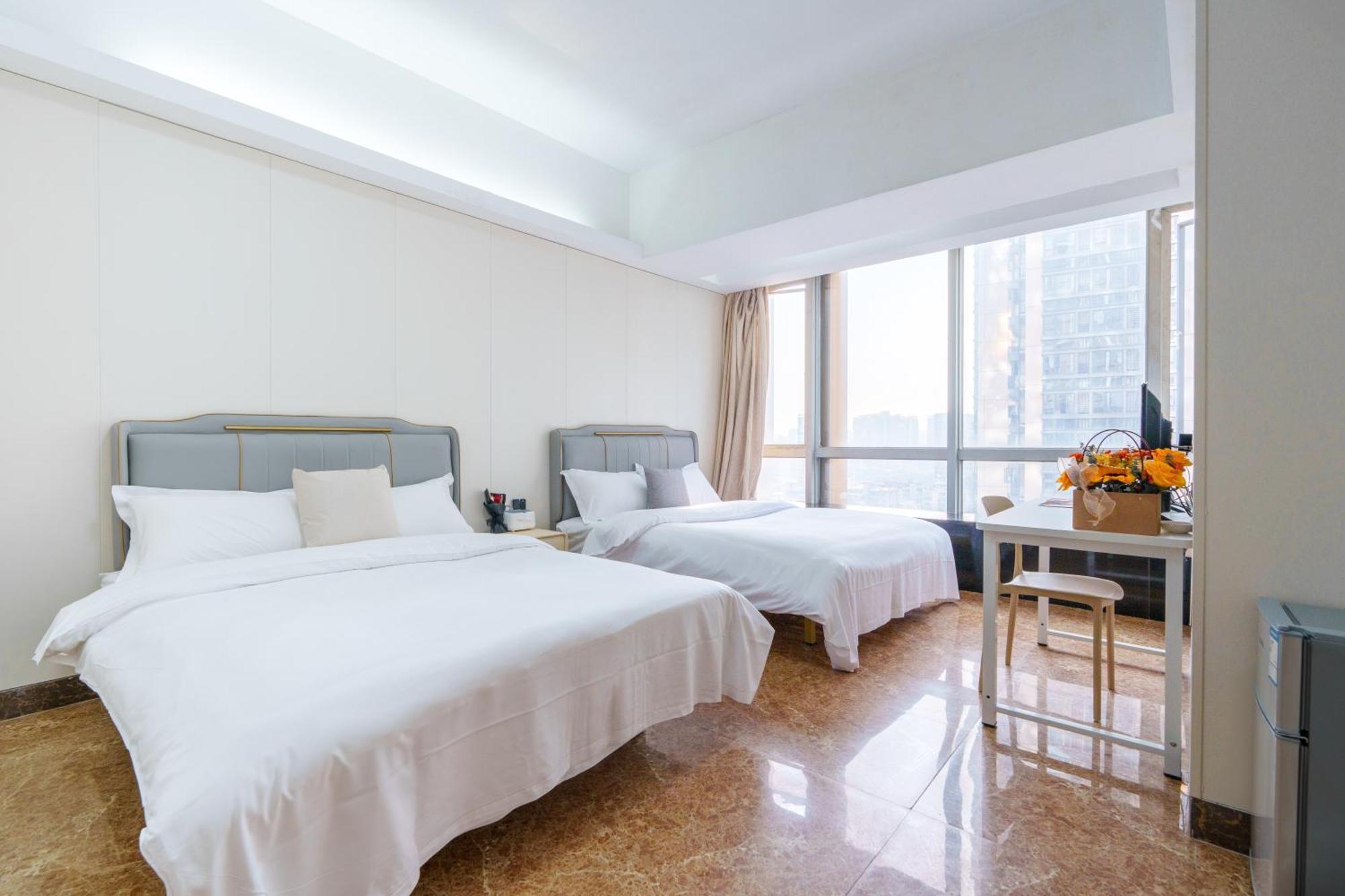 Sunny International Apartment From Beijing Road Guangzhou Eksteriør billede