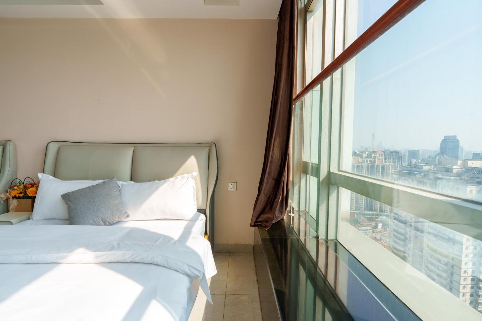 Sunny International Apartment From Beijing Road Guangzhou Eksteriør billede