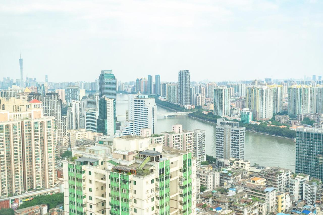 Sunny International Apartment From Beijing Road Guangzhou Eksteriør billede